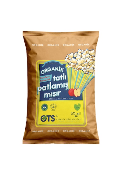 Ots Organik Tatlı Patlamış Mısır 100 G