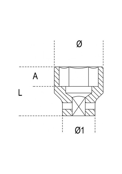 Beta 710 Havalı Lokma 3/8" 11 Mm