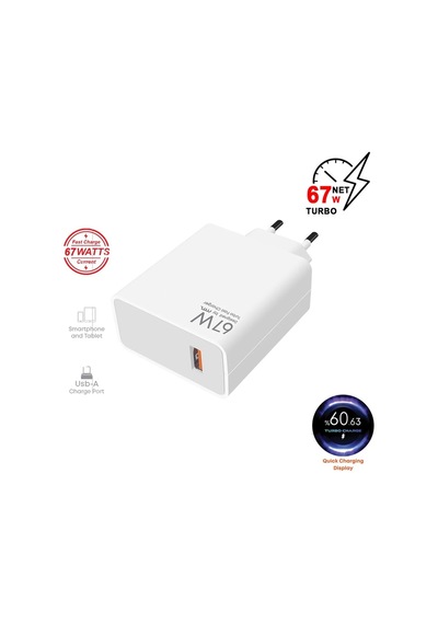 Gerçek Güç 67w Redmi Note/14/15 Pro Ve Plus Uyumlu Turbo Şarj Saniyeli Adaptör + Kablo Şarj Set