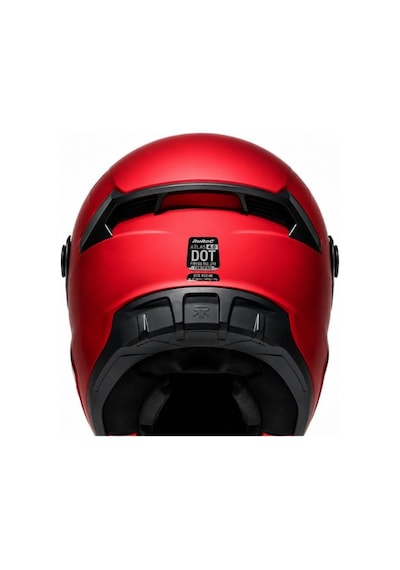 Ruroc Atlas 4.0 Crimson M/l 58-60 Kapalı Motosiklet Kaskı, Gold Vizör , Dot Sertifikalı Kırmızı