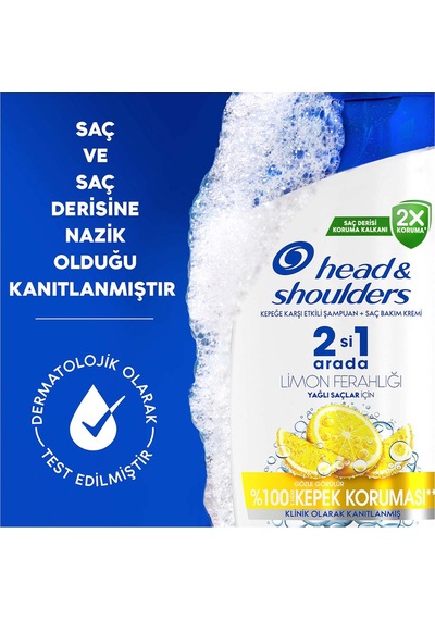 Head & Shoulders Limon Ferahlığı 2in1 Şampuan 330 ML