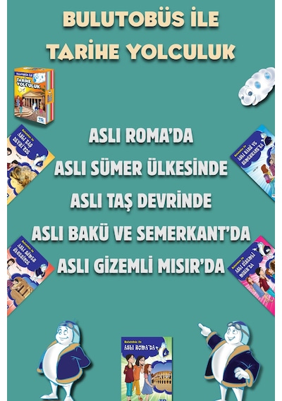 Bulutobüs İle Tarihe Yolculuk 5 Kitap Takım