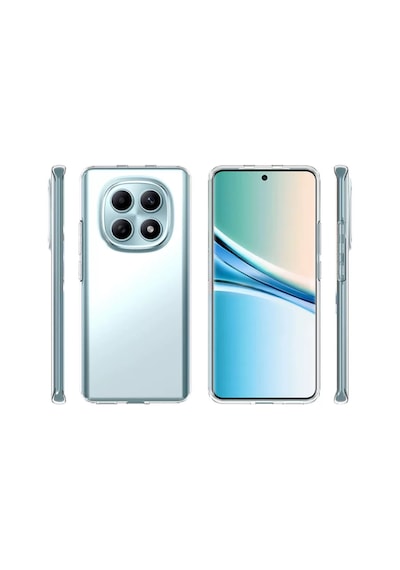 Noktaks - Redmi Note 15 5g Uyumlu Kılıf Şeffaf Esnek Soft Süper Silikon Kapak - Şeffaf - T41113