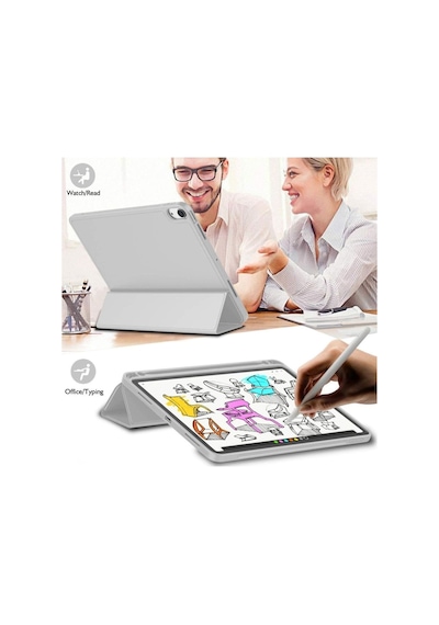 Apple Uyumlu iPad 10.nesil 10.9 İnç 2022 Kılıf Kalem Bölmeli Uyku Modlu Standlı Silikon A2757 A2777 A2696 Kılıf Apple Uyumlu iPad 10.nesil 10.9 İnç 2022 Kılıf Kalem Bölmeli Uyku Modlu Standlı Silikon A2757 A2777 A2696 Kılıf