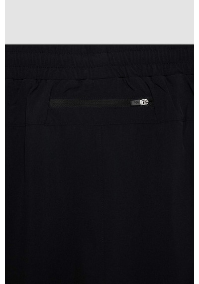 DeFactoFit Slim Fit Dar Kesim Fermuarlı Telefon Cepli Sporcu Taytlı Şort Z2147AZ24AUBK81