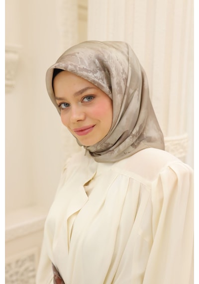 Silk Home Shiny Eşarp 75002-57 Kum Beji, Vizon
