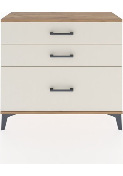 Arges Şifonyer 3 Çekmeceli 88x30x80 Çam-aytaşı Atlas Çam