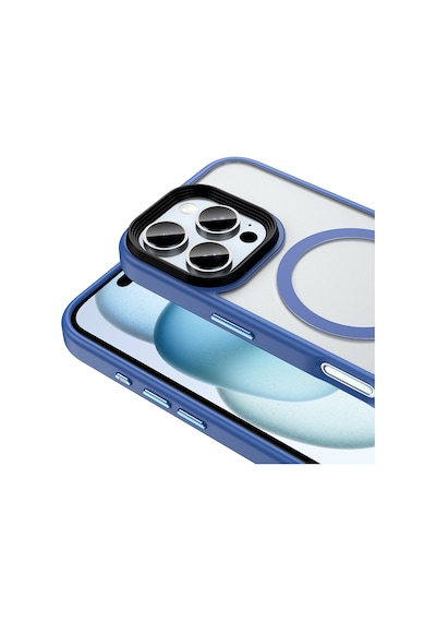 Apple Uyumlu iPhone 16 Pro Kılıf Magsafe Destekli Kamera Yükseltili Mat Parmak İzi Tutmayan Silikon Celikaksesuar Desert Titanyum
