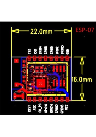 Kontrolcepte-Esp8266-07 Seri Wifi Modül