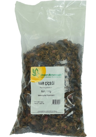 Doğan Baharatçılık Nar Çiçeği Doğal 1000 G Paket