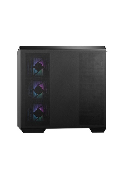 Msı Mag Pano M100r Pz B65 Temperli Cam 3x120mm 1x120mm Argb Fan 650w Bronz Panoramik Siyah Kasa
