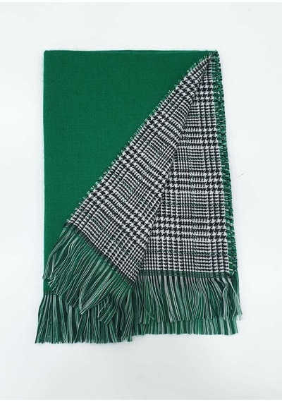 Ladycolor Çift Taraflı Ekose Atkı Şal Omuz Şalı 5541212544 Benetton