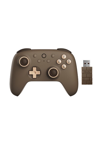 8bitdo Ultimate 2c 2.4g Kablosuz Kumanda, Windows Pc Ve Android İçin, Hall Efektli Joystickler Ve Hall Trigger, 1000hz Yoklama Hızı Ve Eşlenebilir L4/r4 Düğmeleri İle Brownie