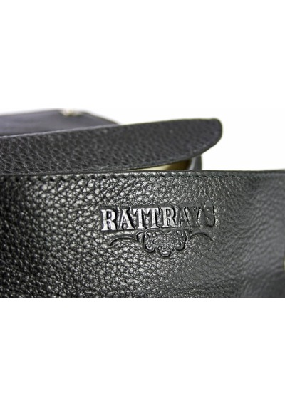 Rattray's Black Knight Tobacco Pouch 3 Siyah Deri Pipo Tütün Kesesi 115490