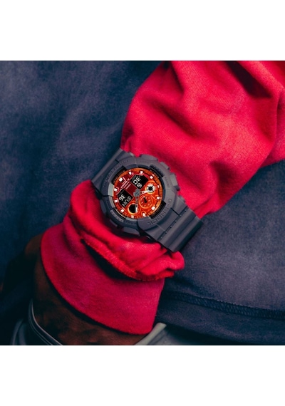 Casio G-shock Ga-100fl-8adr Erkek Kol Saati Gri