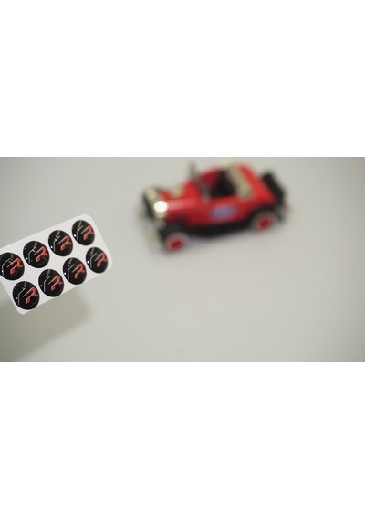 Seat Uyumlu Fr Logo Jant Torpido Direksiyon 11Mm Damla Sticker Logo Seti