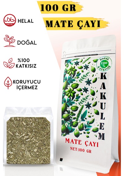 Kakulem Sertifikalı 100 Gr Mate Çayı Bitki Çayı