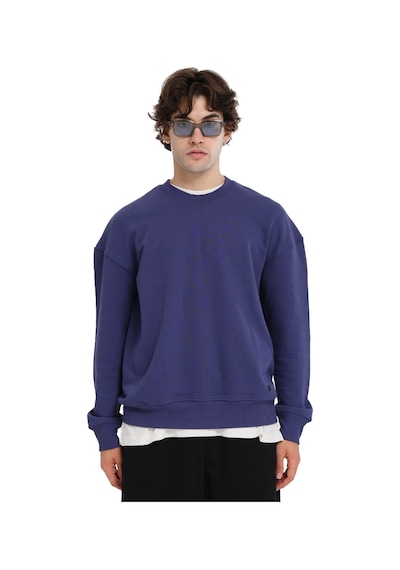 Sportive Ault Oversize Erkek Mavi Günlük Stil Sweatshirt 25ke1009-mvı 1776157 Mavi
