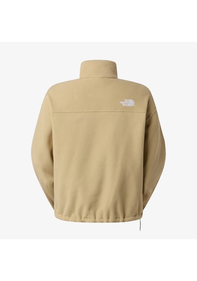The North Face Glacier Fleece 1/2 Zip Short Kadın Krem Outdoor Polar Nf0a8d2clk51