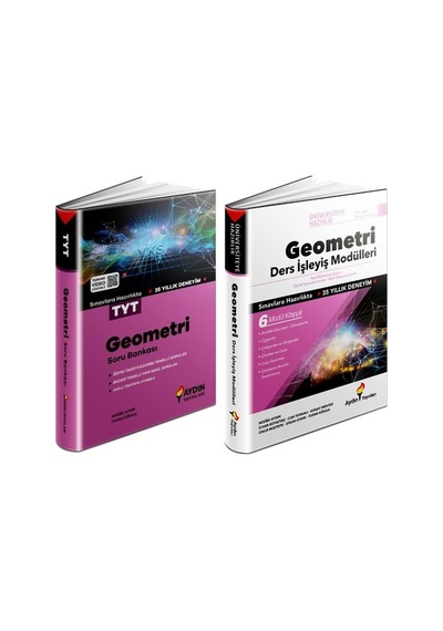Aydın Tyt Geometri Soru + Ders İşleyiş Seti 2 Kitap 2023
