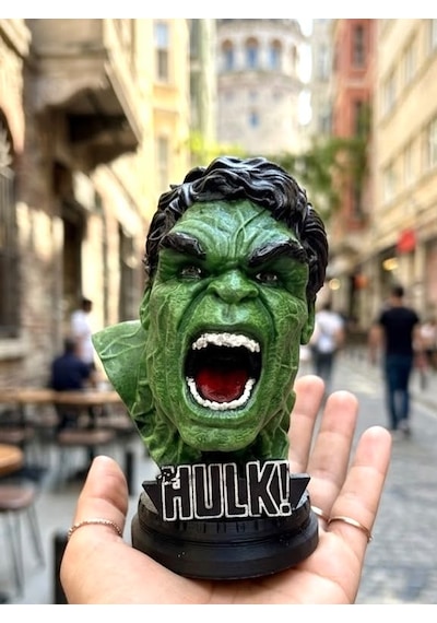 3d Hulk Figür / Yenilmezler / Avengers / 15 Cm/fanart