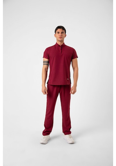 New Line Erkek Takım - Bordo Bordo
