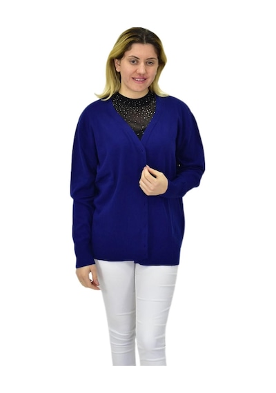 Kadın Triko Spor Hırka Bgl-st04087 Lacivert