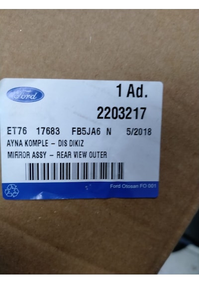 Dış Dikiz Aynası Sol Ford Courier Et7617683fb