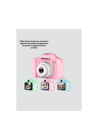 Çocuklar İçin Mini Dijital Kamera 1080p Hd 2.0 İnç Ekran Komik Filtreli Ve - Nnnnnn2325-5