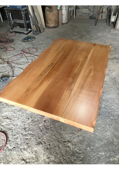 Bintaşmobilya Naturel Kayın Ağacı Kütük Masa Üstü 140X80.Cm
