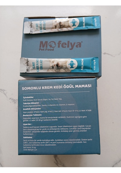 Kedi Ödül Krema 15 G Somonlu 60'lı Kutu