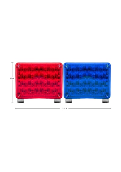 Panjur Arası Modlu 40 Ledli Çakar Lamba Kırmızı Mavi