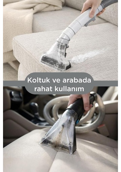 Özel Seri Halı Ve Koltuk Yıkama Makinesi Dhy1000 Beyaz 800w Güçlü Leke Düzen