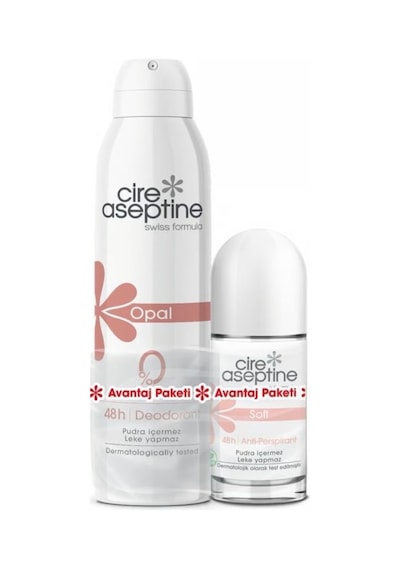 Cire Aseptine Opal Deodorant + Soft Roll-on Avantaj Paketi