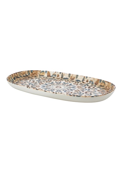 Mudo Home Ephesus Düz Kayık Tabak 25cm Renkli