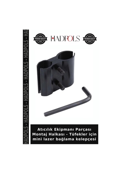Atıcılık Ekipmanı Parçası Montaj Halkası - Tüfekler İçin Mini Lazer Bağlama Kelepçesi