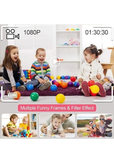 Mini Kamera Fotoğraf Makinesi Pembe