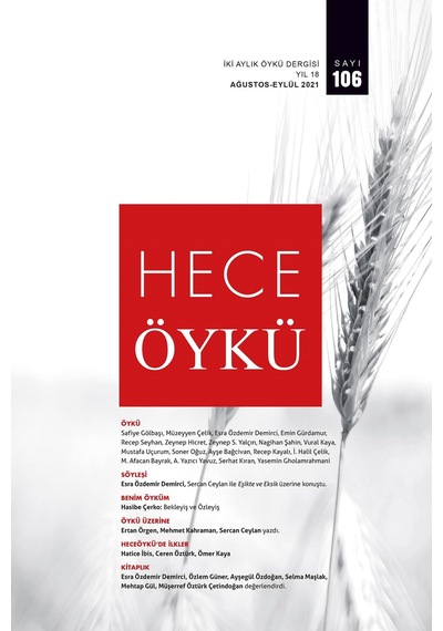 Hece Öykü 106.Sayı Ağustos-Eylül 2021