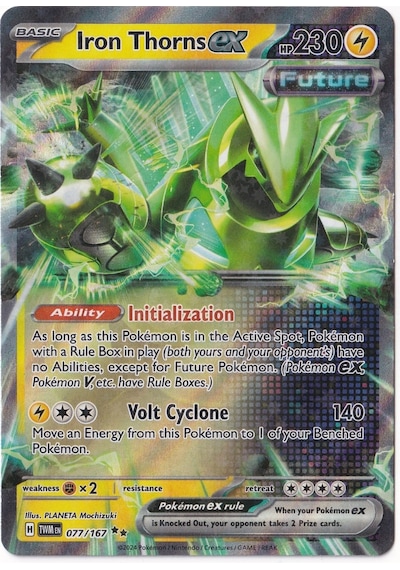 Iron Thorns Ex 77 - Pokemon Twilight Masquerade - Pokemon Kartı Mint