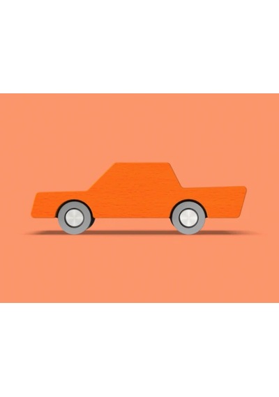 Waytoplay - Back & Forth Car - Orange - Araba - Turuncu