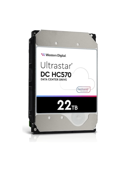 WD Ultrastar HC570 0F48155 WUH722222ALE6L4 3.5" 22 TB 7200 RPM 512 MB SATA 3 HDD