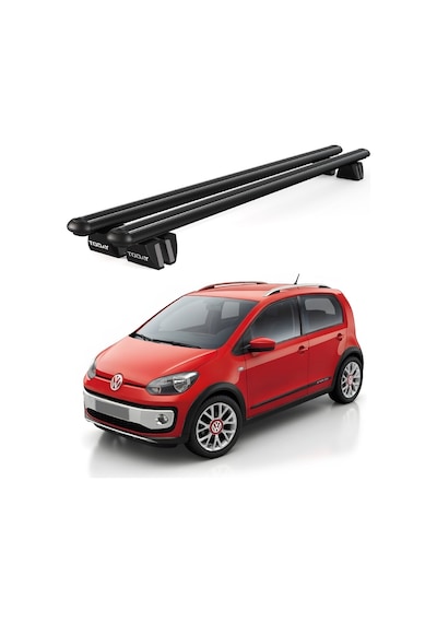 Pençe Volkswagen Up Cross 2013 Ve Sonrası Uyumlu Siyah Ara Atkı Port Bagaj Tavan Barı