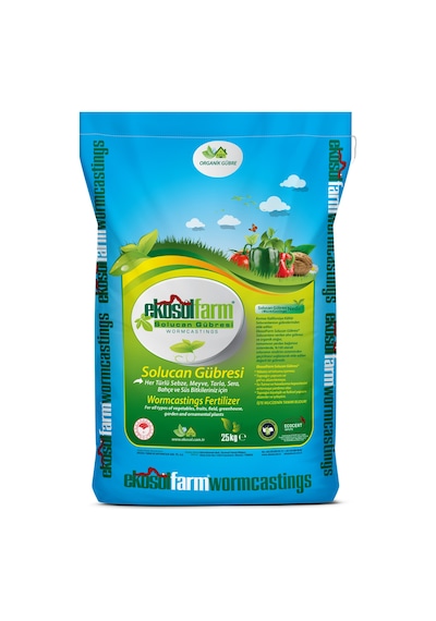 Ekosol Farm Solucan Gübresi 25 KG