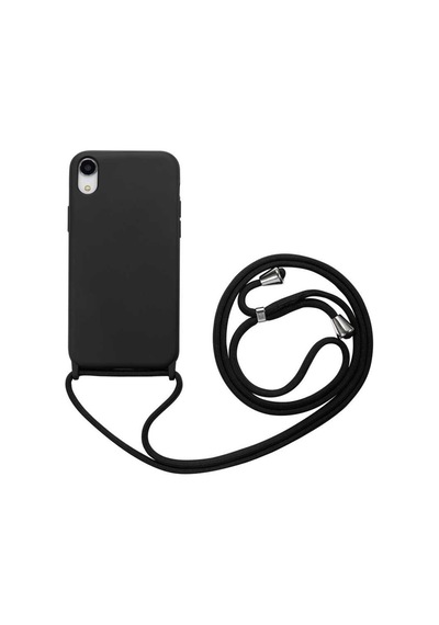 Apple Uyumlu iPhone XR 6.1 Kılıf Zore Ropi Ipli Silikon Kılıf