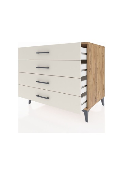 Kronos Şifonyer 4 Çekmeceli 88x59x80 Çam-aytaşı Atlas Çam