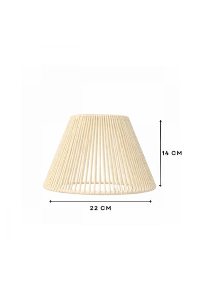 Homing Natural Abajur Başlığı Krem