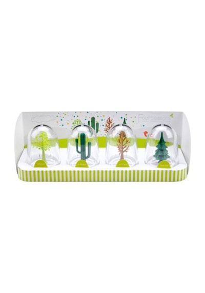 Dört Mevsim Baharatlık - Four Seasons Spice Shakers Renkli