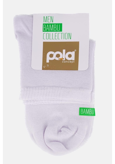Pola Gd Goldoremi 4100 Erkek Terletmez Bambu Yarım Konç Çorap Grı