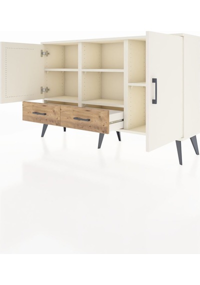 Arges Konsol 5 Raflı 2 Çekmeceli 3 Kapaklı 132x30x83 Aytaşı-aytaşı/çam Aytaşı/çam Arges Konsol 5 Raflı 2 Çekmeceli 3 Kapaklı 132x30x83 Aytaşı-aytaşı/çam Aytaşı/çam