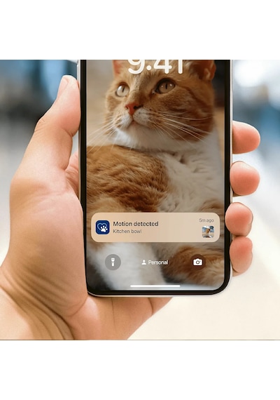 Philips Kameralı Akıllı Mama Kabı, Çift Yönlü Ses, Uzaktan Kontrol, Mama Seviyesi Takibi, Paw5320/02
